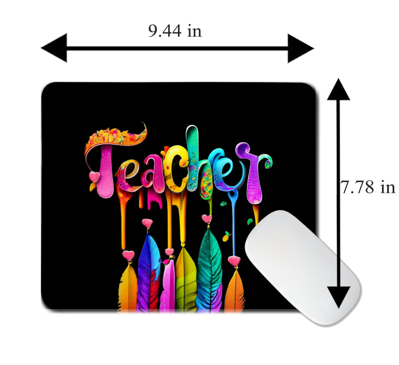 School Teacher Non-Slip Computer Mousepad Mouse Pad